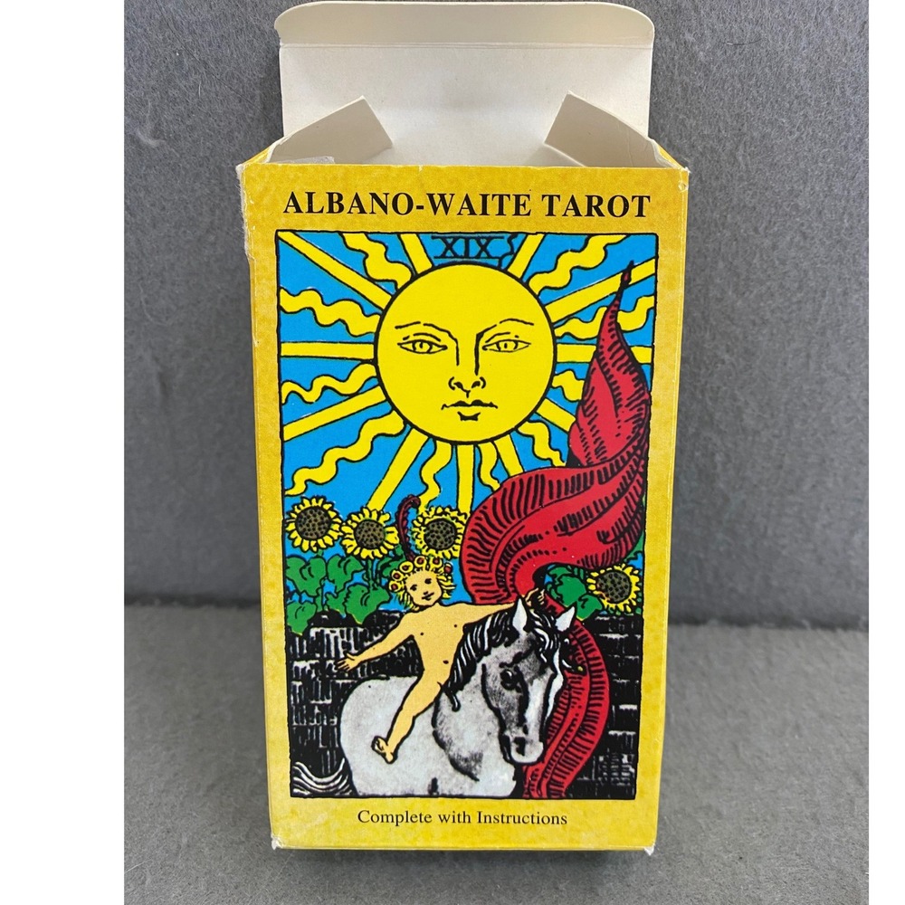 Albano-Waite Tarot Deck 1987 US Games Systems Inc Complete 78 Cards AW78 Italy